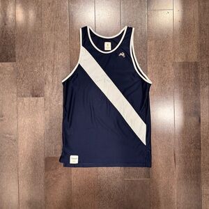 Men’s Tracksmith Van Cortlandt Singlet, Small (Navy)